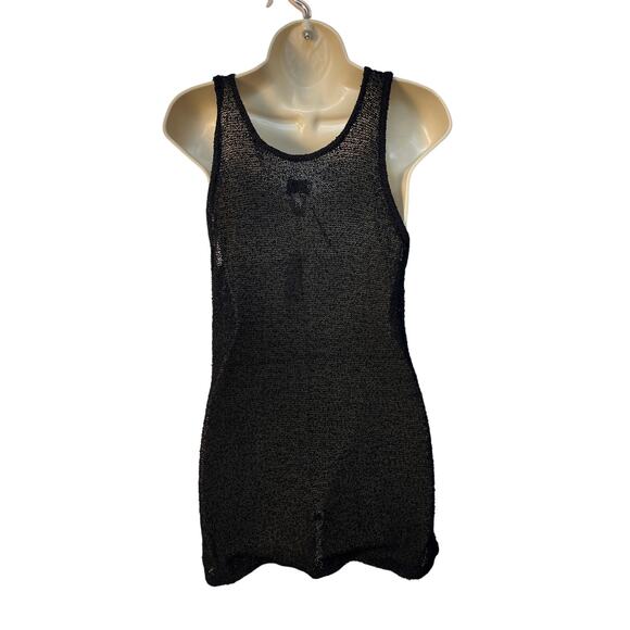 Chico’s Women’s Loose Knit Tank Top Color Black Size 2 NWT - Picture 2 of 8